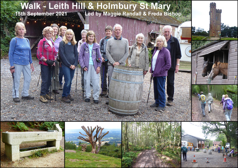 Walk - Leith Hill & Holmbury St Mary - 15th September 2021